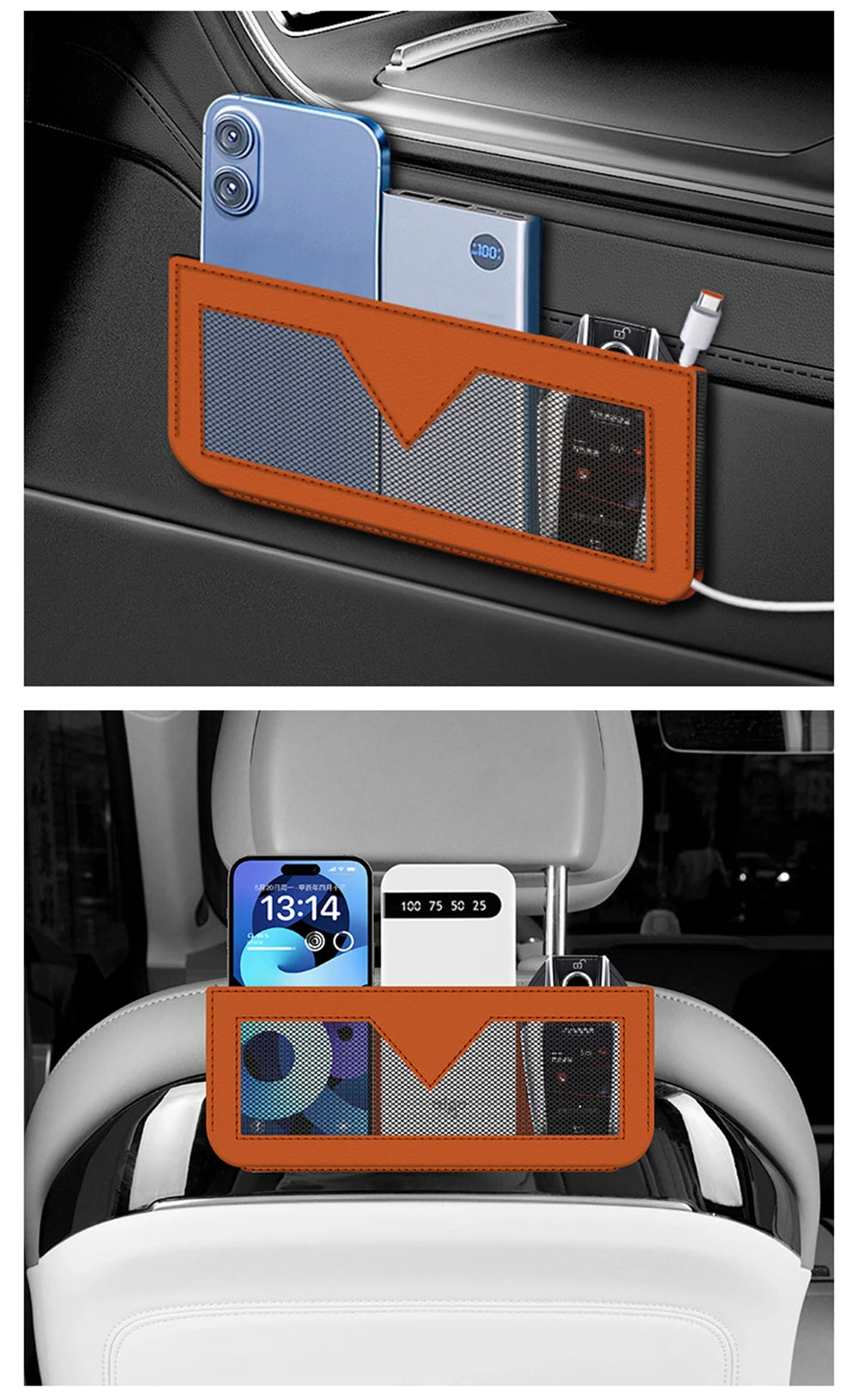 CowLost | product_id-premium-faux-leather-car-seat-back-organizer-with-storage-bag-trash-bin-and-phone-holder |23