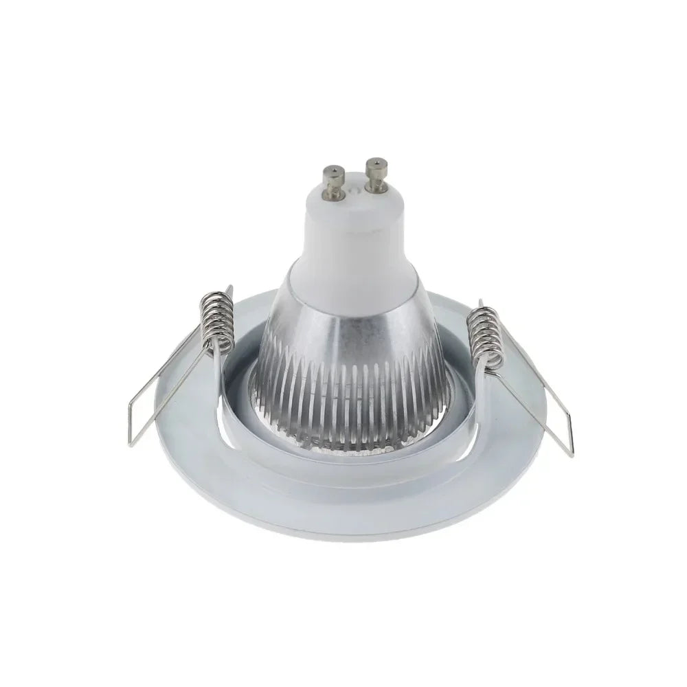 CowLost | joyinled-recessed-downlight-housing-round-70mm-cutout-gu10-holder-iron-base-10pcs-led-ceiling-light-accessories-for-installation |10