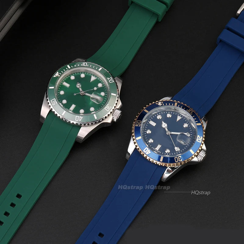CowLost | product_id-curved-end-waterproof-silicone-rubber-watch-strap-for-citizen-swatch-rolex-20mm-22mm |11