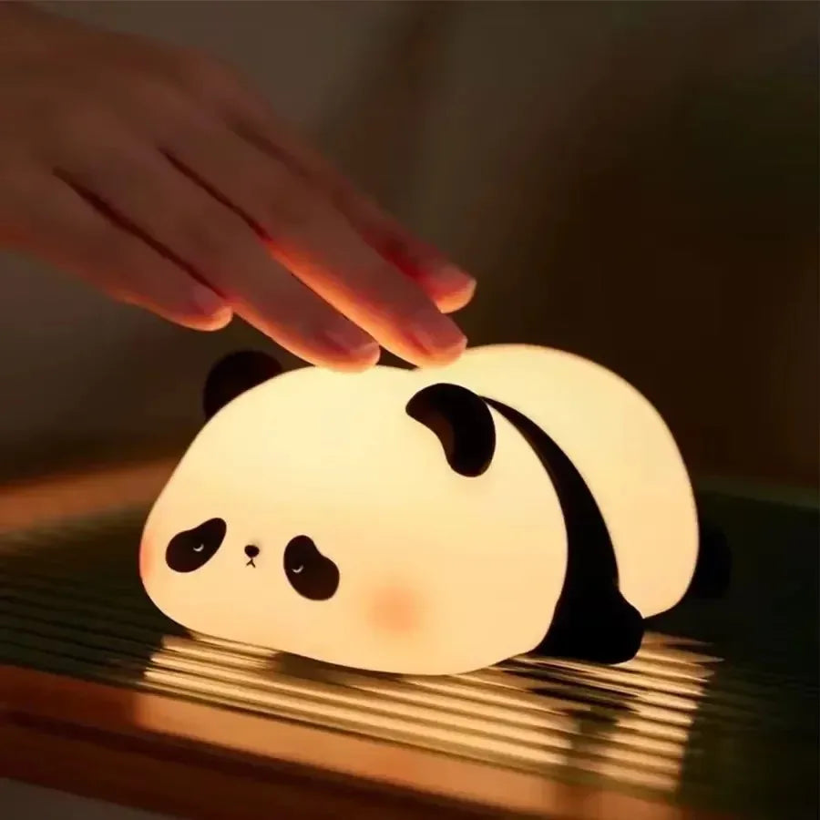 CowLost | product_id-rechargeable-panda-silicone-led-night-light-with-timer-for-kids-bedroom-gift |34