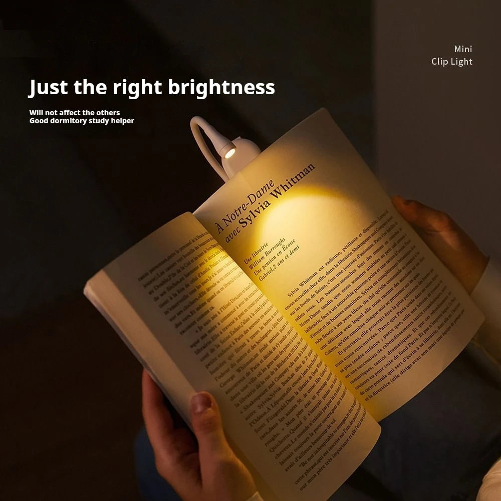 CowLost | product_id-mini-rechargeable-3-color-led-book-light-with-adjustable-clip-and-360-flip-eye-protection |8