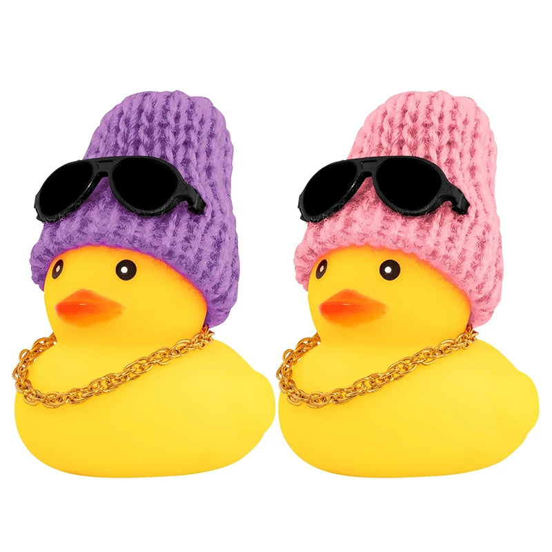 CowLost | product_id-2-pack-yellow-rubber-duck-christmas-car-dashboard-ornaments |13