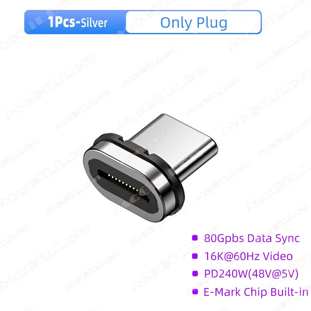 CowLost | product_id-240w-usb-c-magnetic-otg-adapter-type-c-to-type-c-80gbps-16k-5a-for-macbook-pro-air-samsung |16