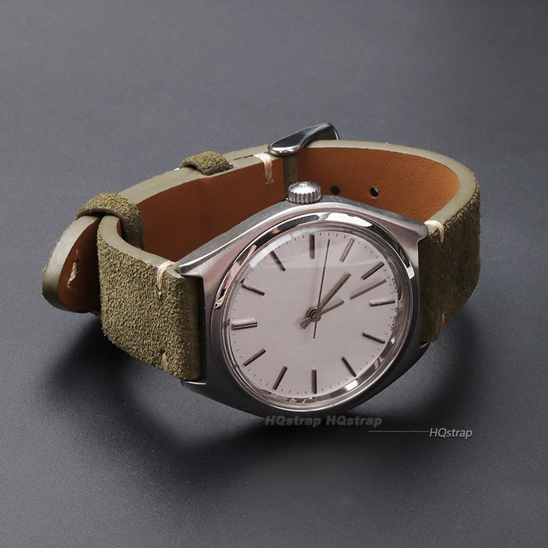 CowLost | product_id-vintage-leather-suede-quick-release-watch-strap-14-22mm-gray-blue-brown |4