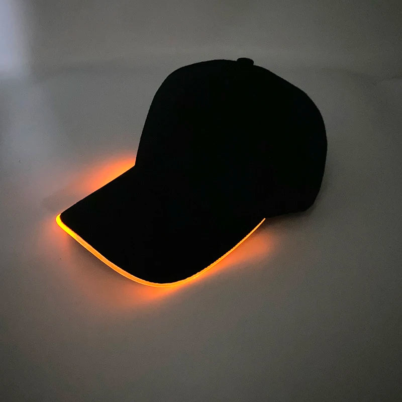 CowLost | fashion-led-glow-cap-outdoor-sport-sunshade-glowing-baseball-cap |20