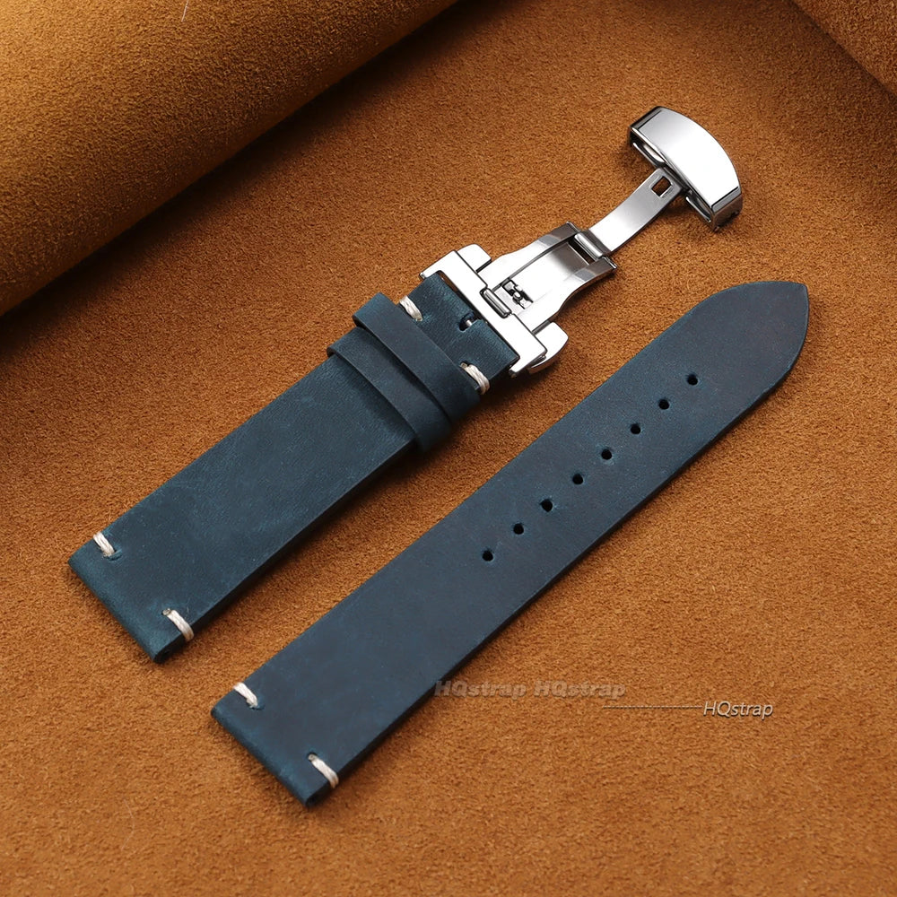 CowLost | bracelets-product_id-seiko-vintage-leather-watch-band-cowhide-strap-for-rolex-butterfly-buckle-18-24mm |8