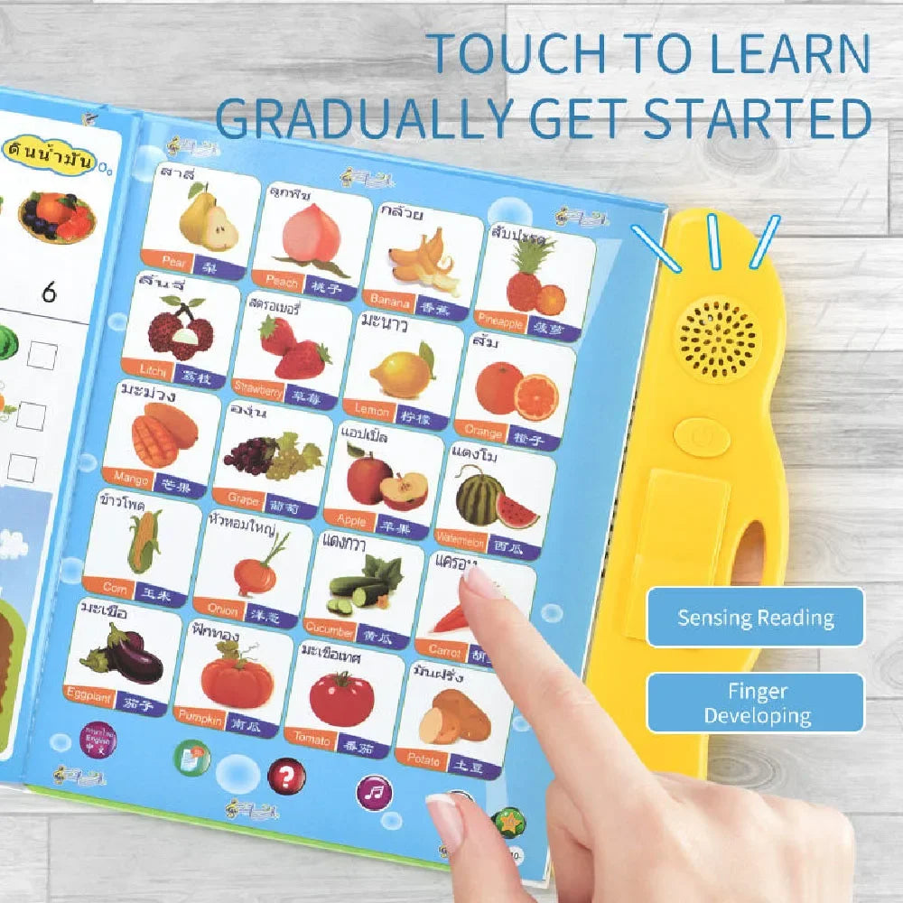 CowLost | pens-product_id-3-in-1-educational-story-notebook-with-reading-pen-thai-chinese-english-learning-machine |3