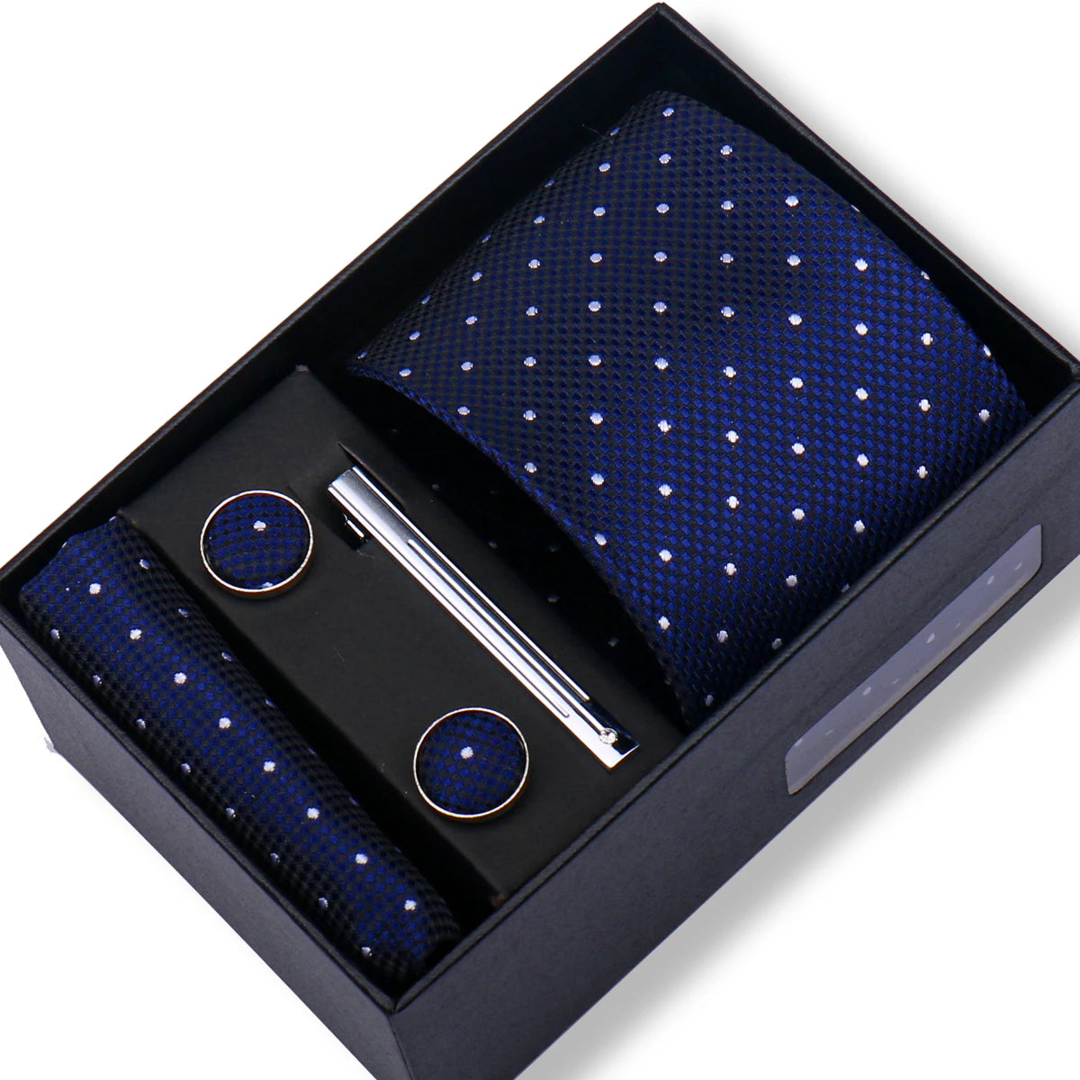 CowLost | tie-men-with-box-top-quality-business-ties-hanky-cufflink-set |75