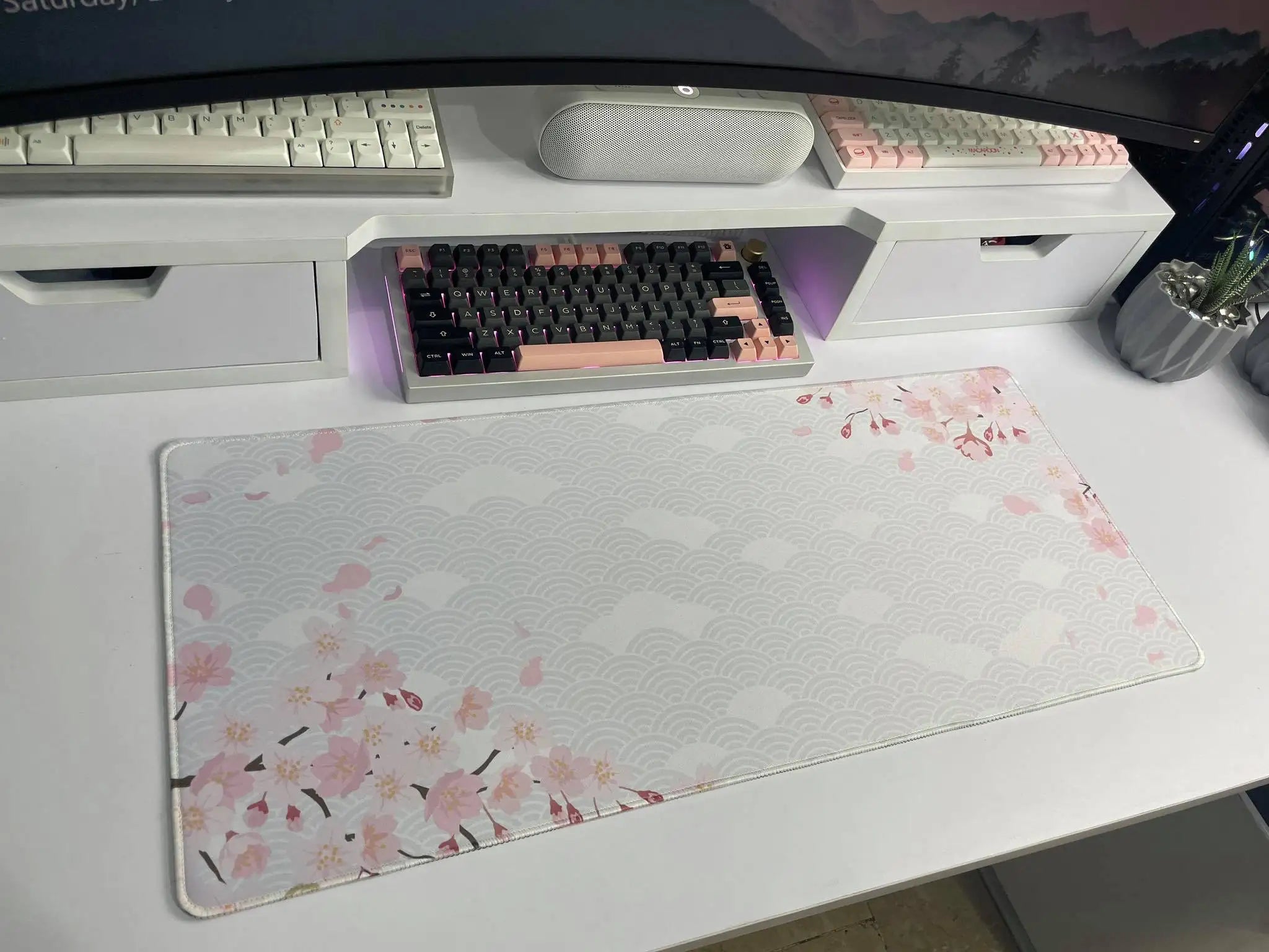 CowLost | uncategorized-japanese-style-oni-large-gaming-mousepad-900x400mm |8