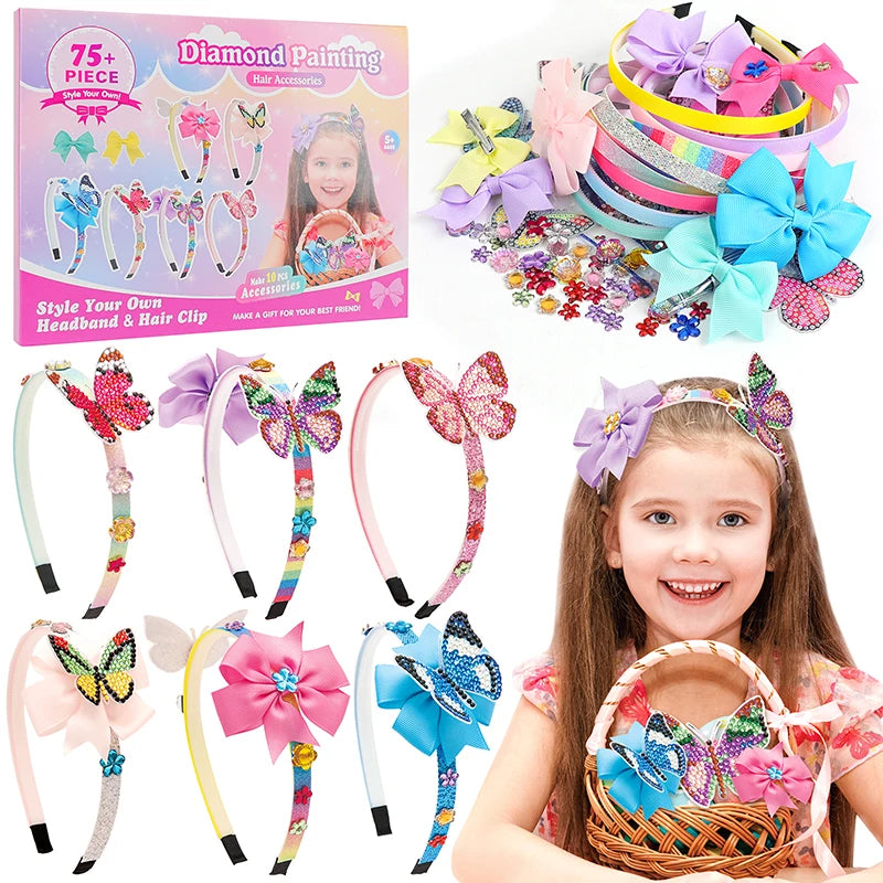 CowLost | product_id-diy-hair-accessories-headband-making-kit-for-girls-arts-and-crafts-gift |8