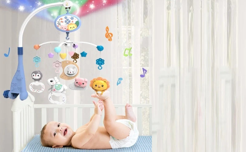 CowLost | musical-baby-crib-mobile-with-lights-music-projection-for-infants-remote-control-crib-toys-for-newborn-baby-mobile-for-crib-toys |8