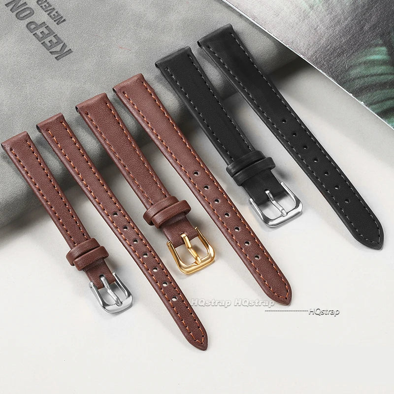 CowLost | bracelets-product_id-pu-leather-ultra-thin-soft-watchband-for-seiko-rolex-8-18mm-black-brown-strap |3