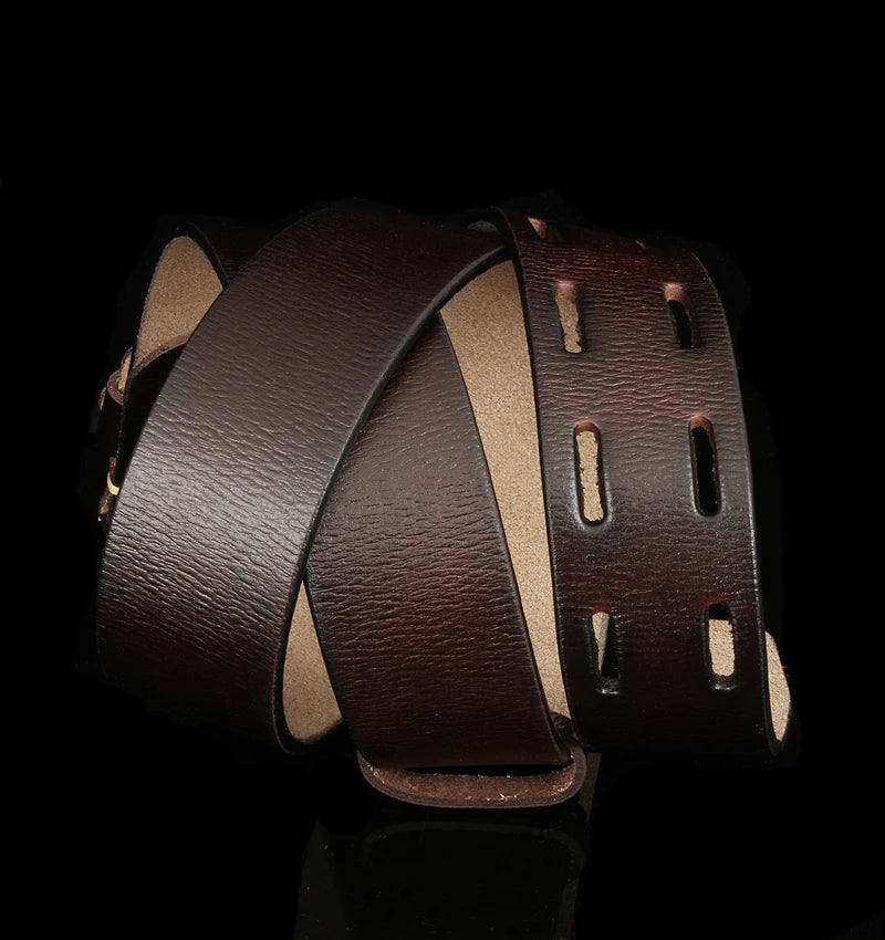 CowLost | 4cm-wide-vintage-style-pin-buckle-genuine-leather-belts-for-men |22