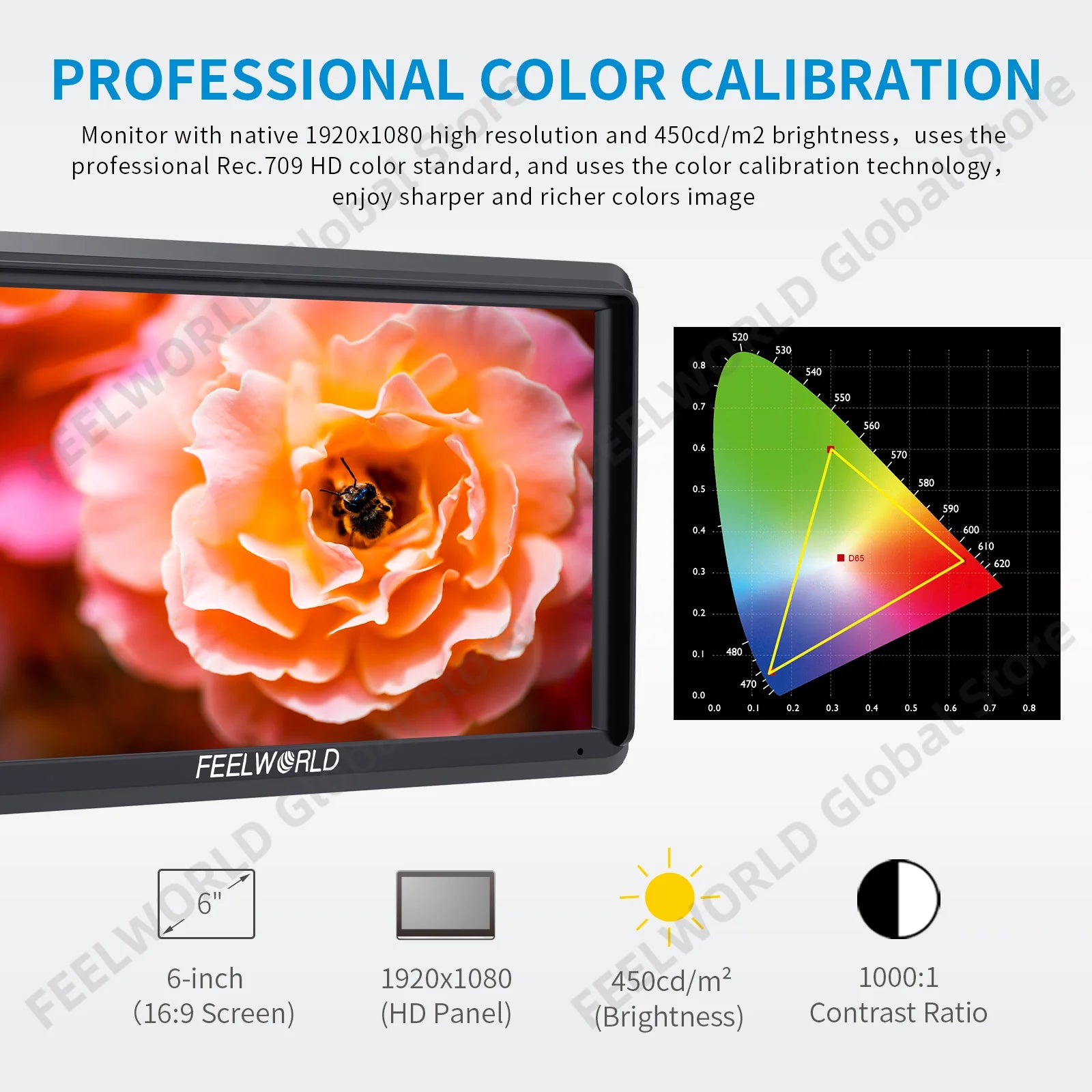 CowLost | 3d-printer-accessories-feelworld-s55-6-5-4k-portable-dslr-camera-field-monitor-hdmi-output |2