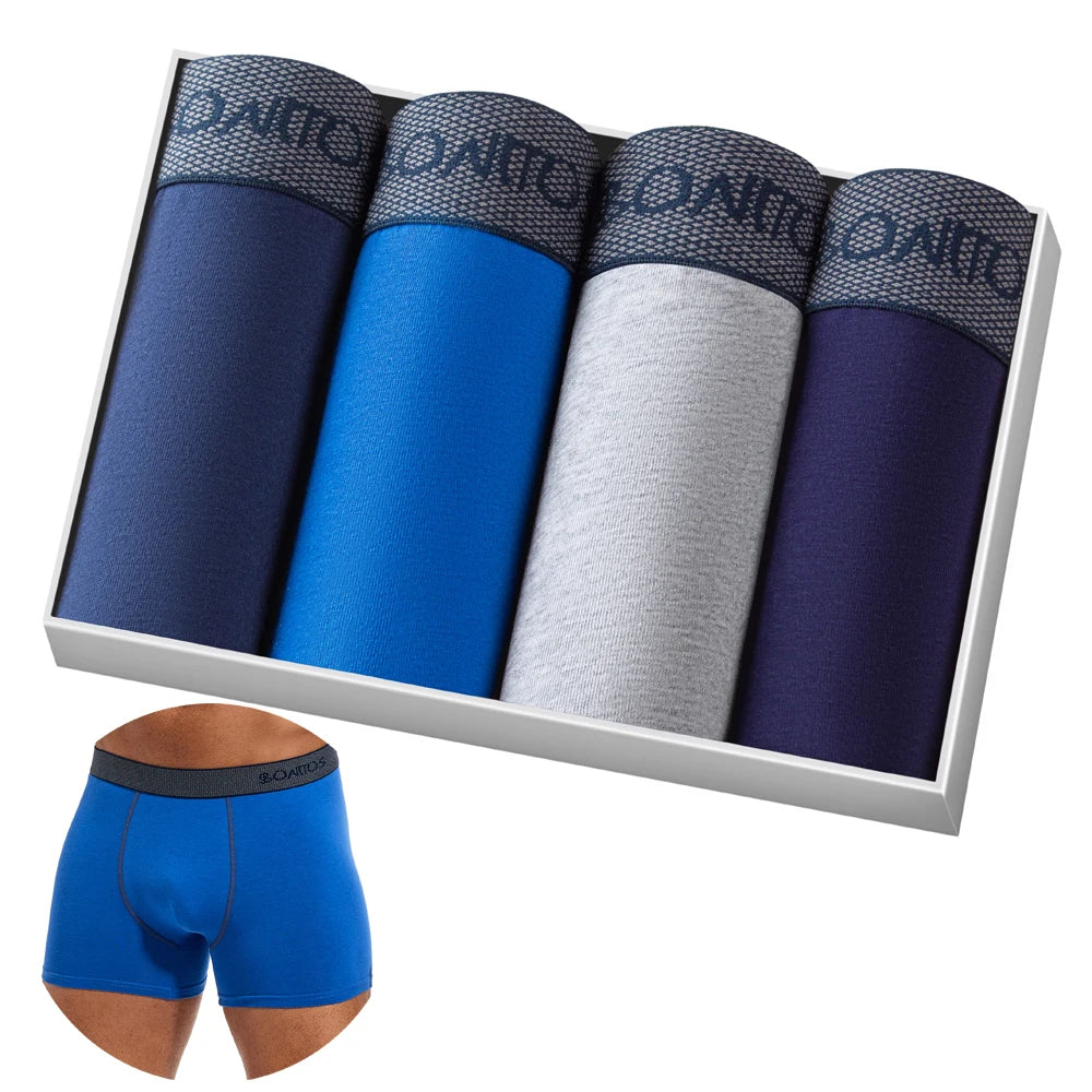 CowLost | activewear-pants-4pcs-mens-cotton-boxer-underpants |28