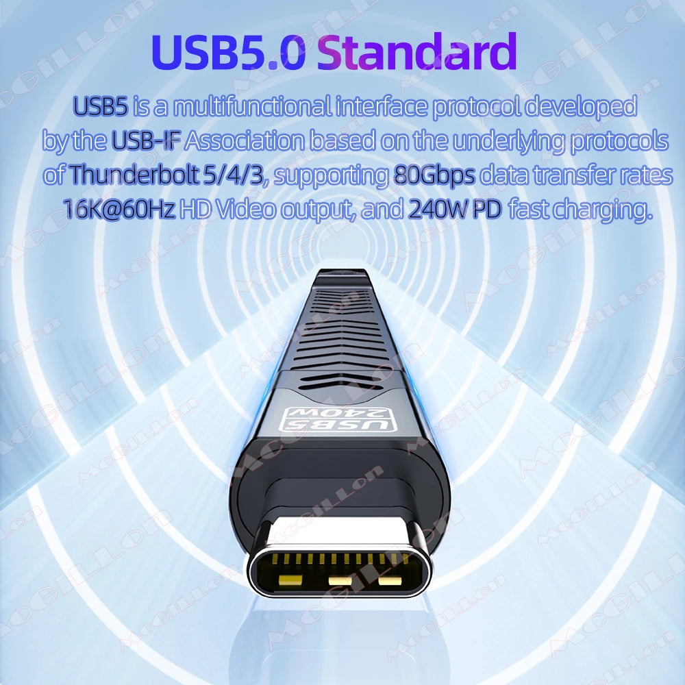 CowLost | product_id-usb5-usb-c-to-usb-c-data-cable-80gbps-240w-pd-short-for-thunderbolt-5-iphone-16-pro-max-ssd-laptop-power-bank |7