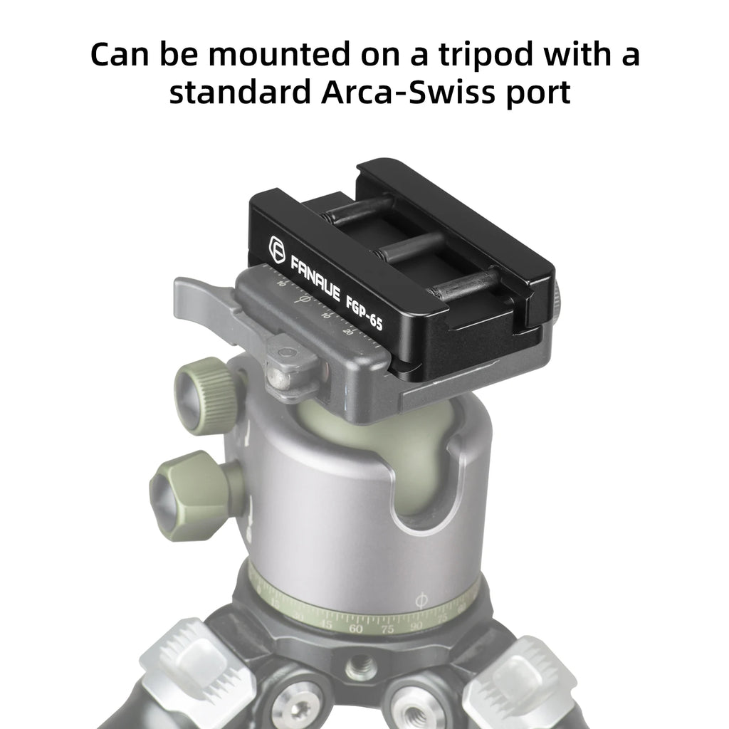 CowLost | product_id-fanaue-150mm-cnc-aluminum-picatinny-arca-swiss-rail-plate-with-anti-slip-slot-tripod-adapter |5