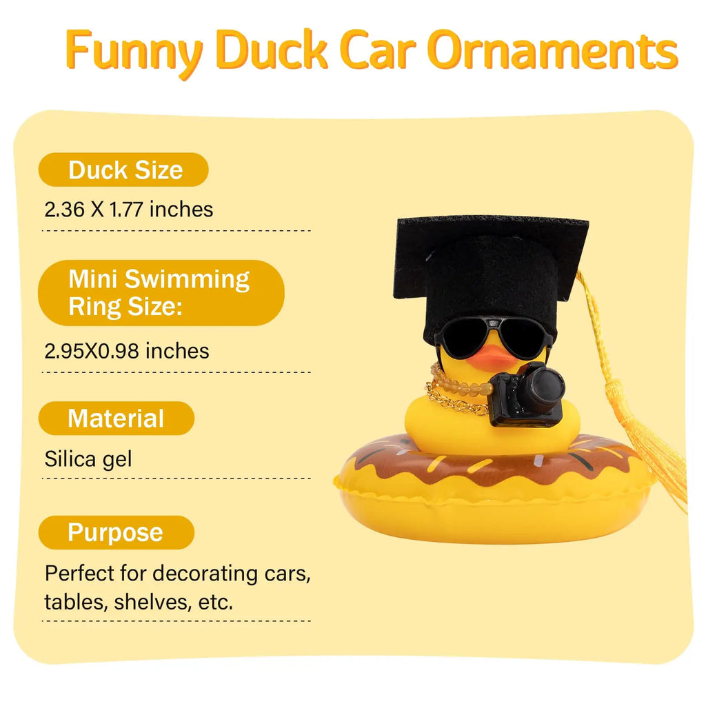 CowLost | product_id-duck-car-dashboard-rubber-duck-with-mini-hat-swim-ring-necklace-sunglasses-ornament |2