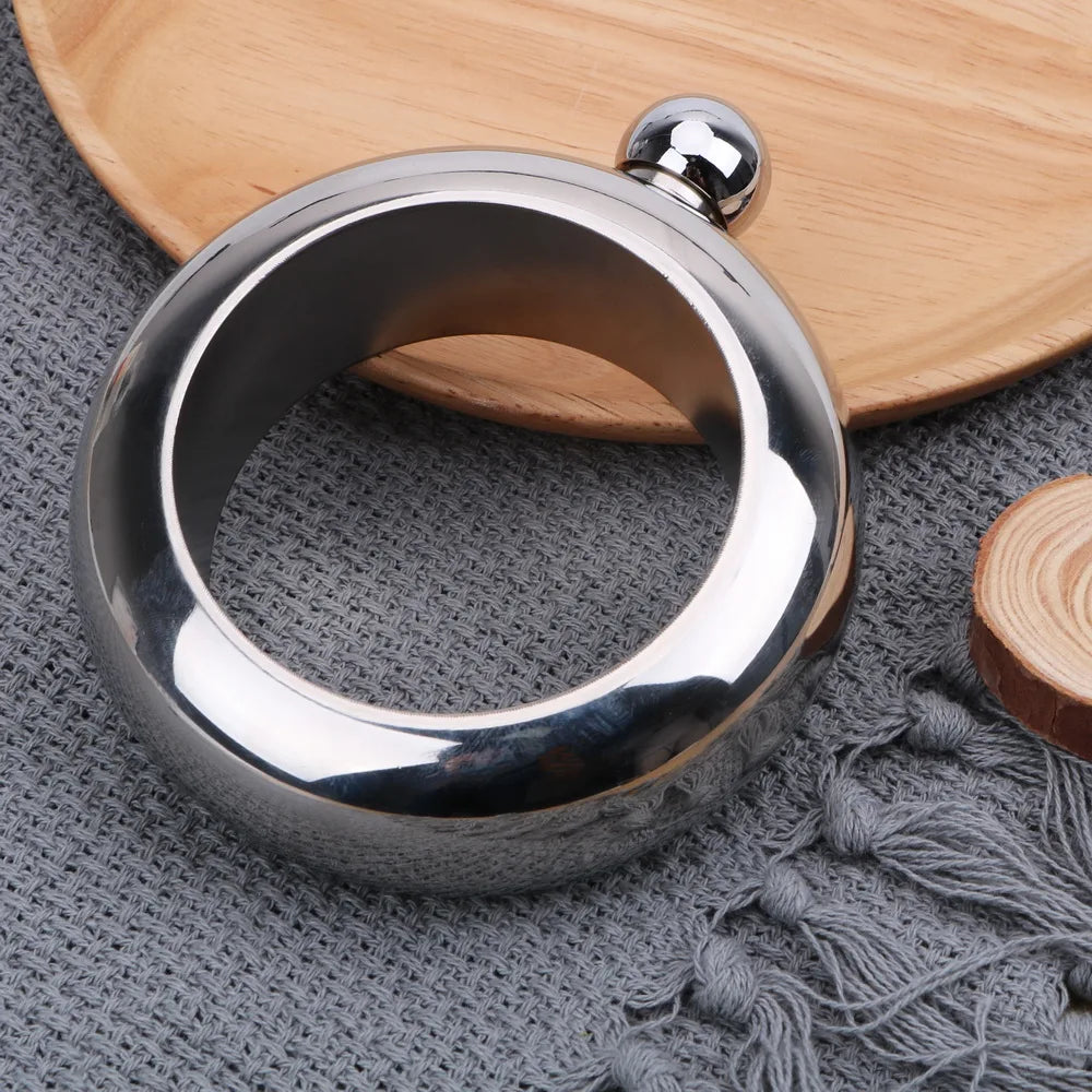 CowLost | product_id-3-5-oz-round-bangle-hip-flask-bracelet-for-whiskey-vodka |4