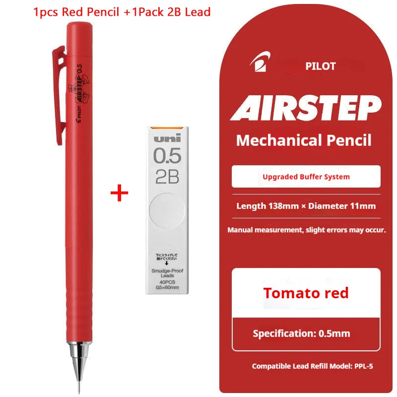 CowLost | product_id-pilot-airstep-has-15-0-5mm-mechanical-pencil-auto-lead-advance-colorful-barrel-stable-writing |22