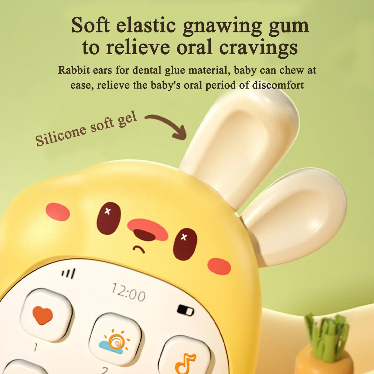 CowLost | product_id-childrens-rabbit-mobile-phone-toy-with-music-puzzle-and-chew-features-for-early-education |4