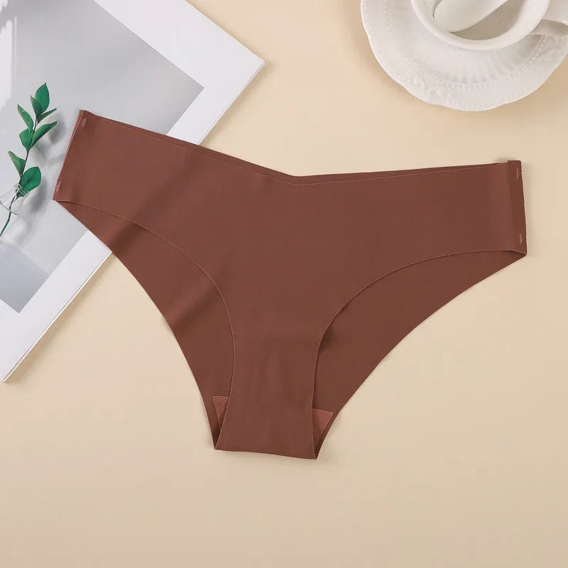 CowLost | product_id-women-s-seamless-soft-thin-v-neck-brief-panties |11
