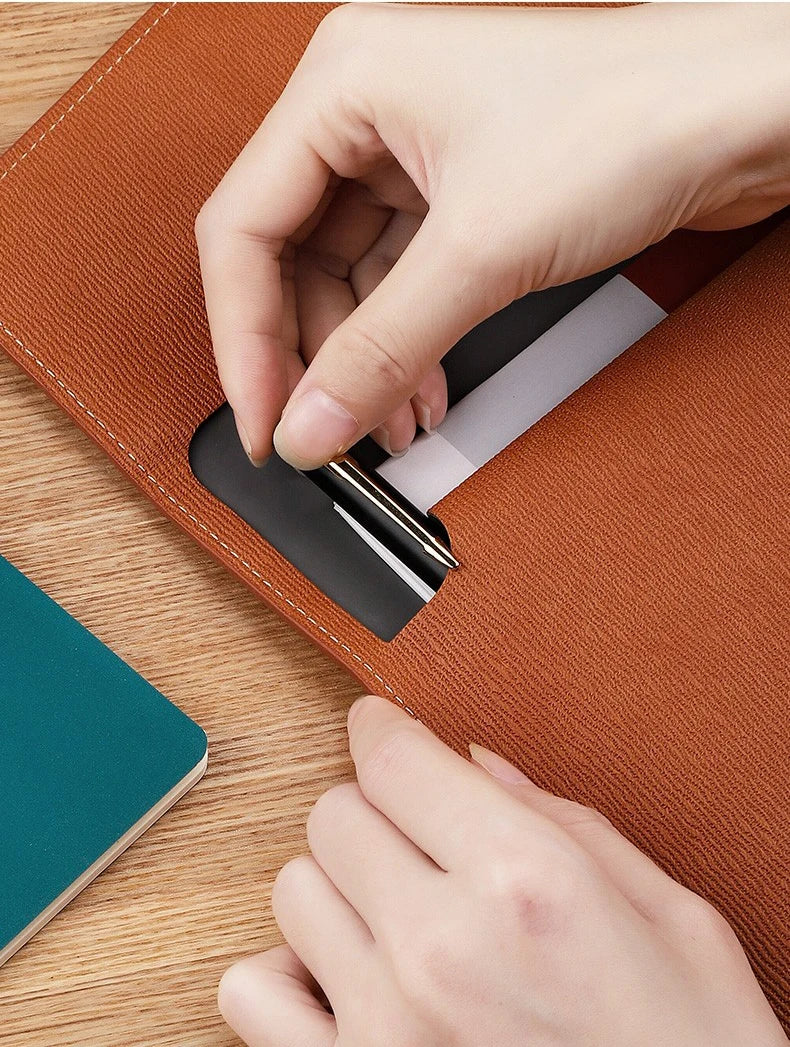 CowLost | faux-leather-document-bag-business-information-bag |13