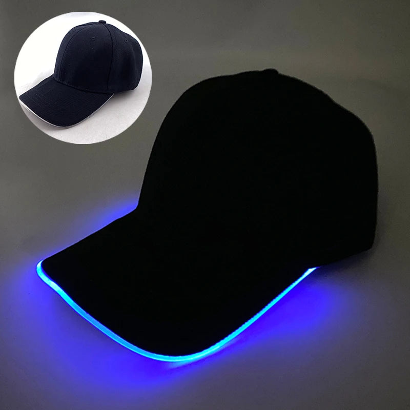 CowLost | fashion-led-glow-cap-outdoor-sport-sunshade-glowing-baseball-cap |2