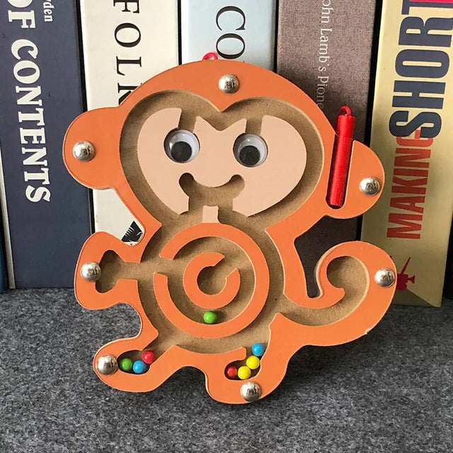 CowLost | fencing-barriers-childrens-wooden-magnetic-track-maze-balance-board-toy |26