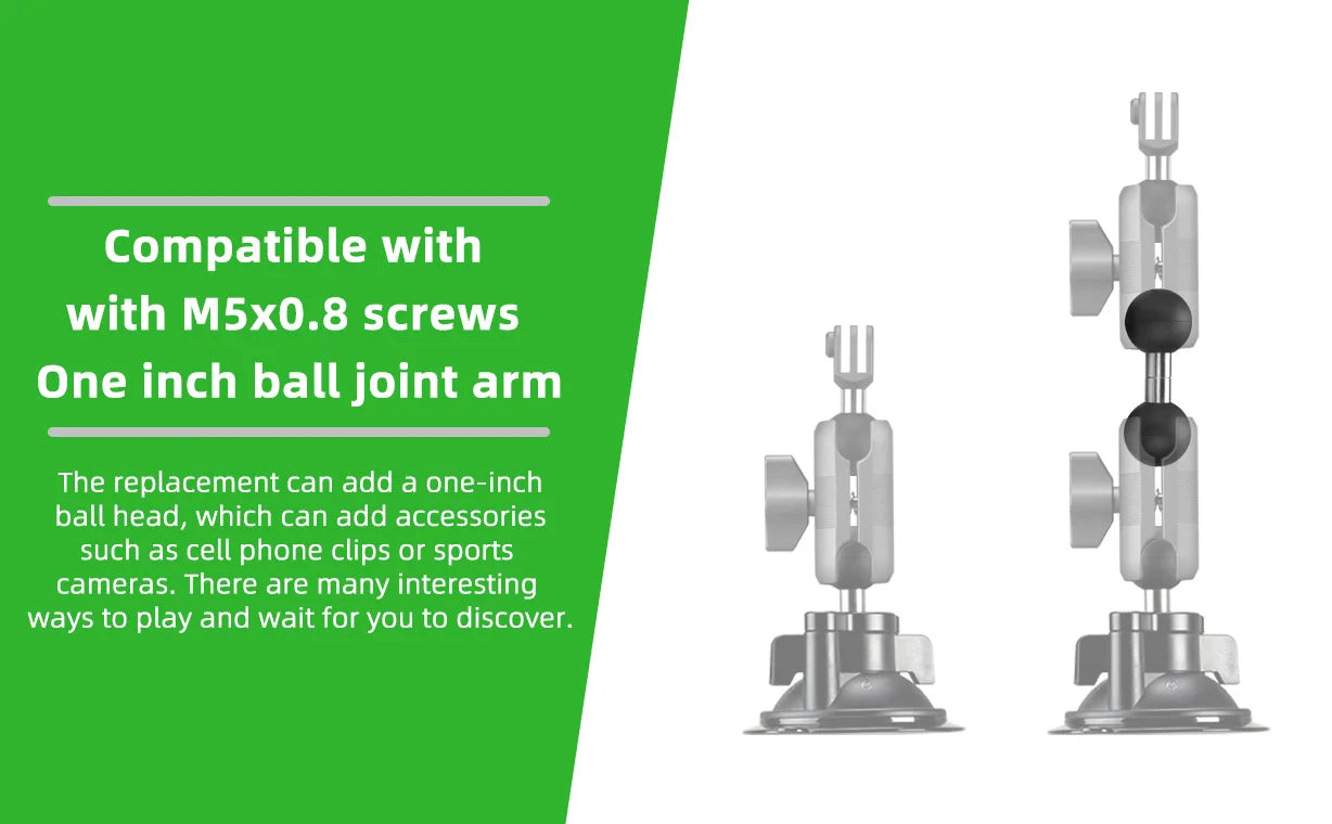 CowLost | product_id-fanaue-double-ball-mount-adapter-1-to-17mm-25mm-composite-extension-for-ram-mounts |9