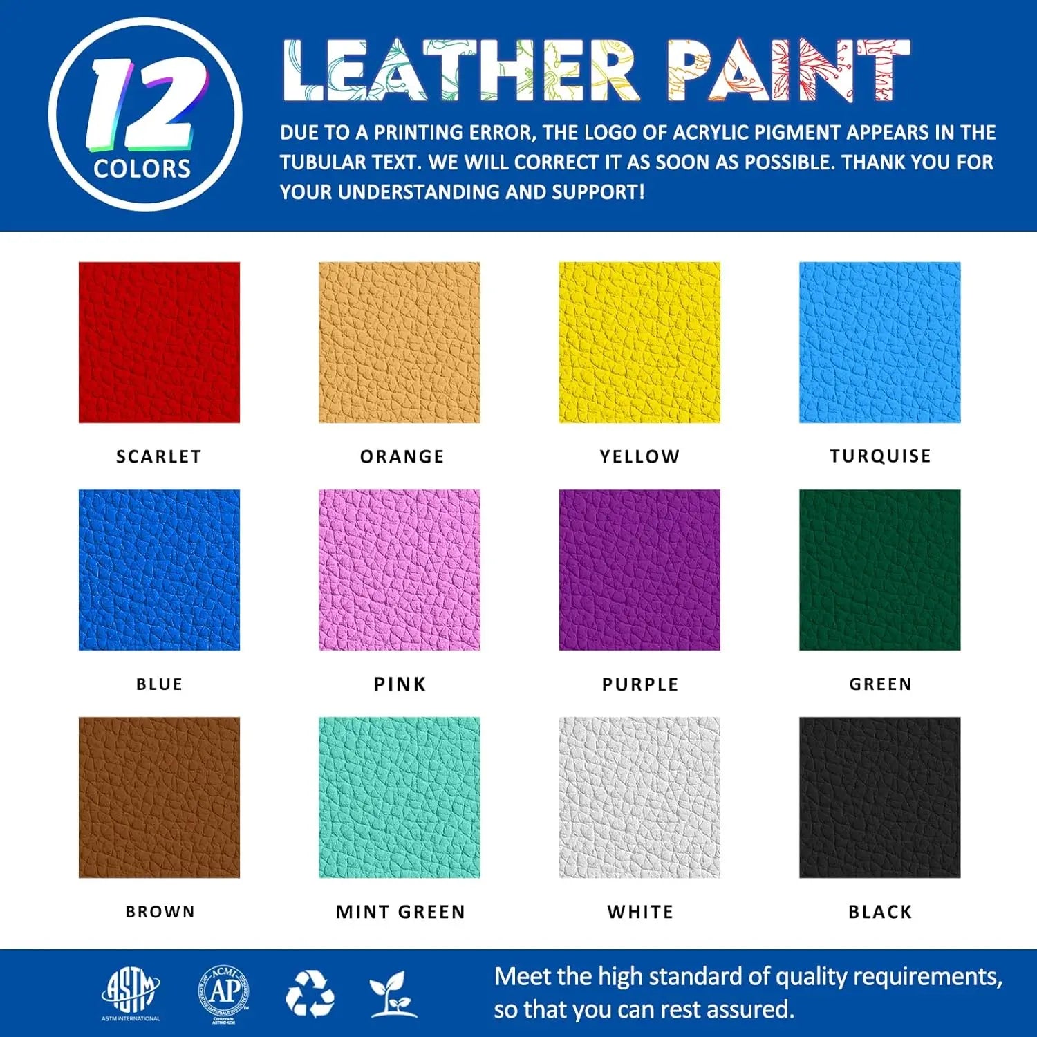 CowLost | paintings-product_id-acrylic-leather-paint-for-shoes-bags-jackets-12-24-36-colors-12ml |6