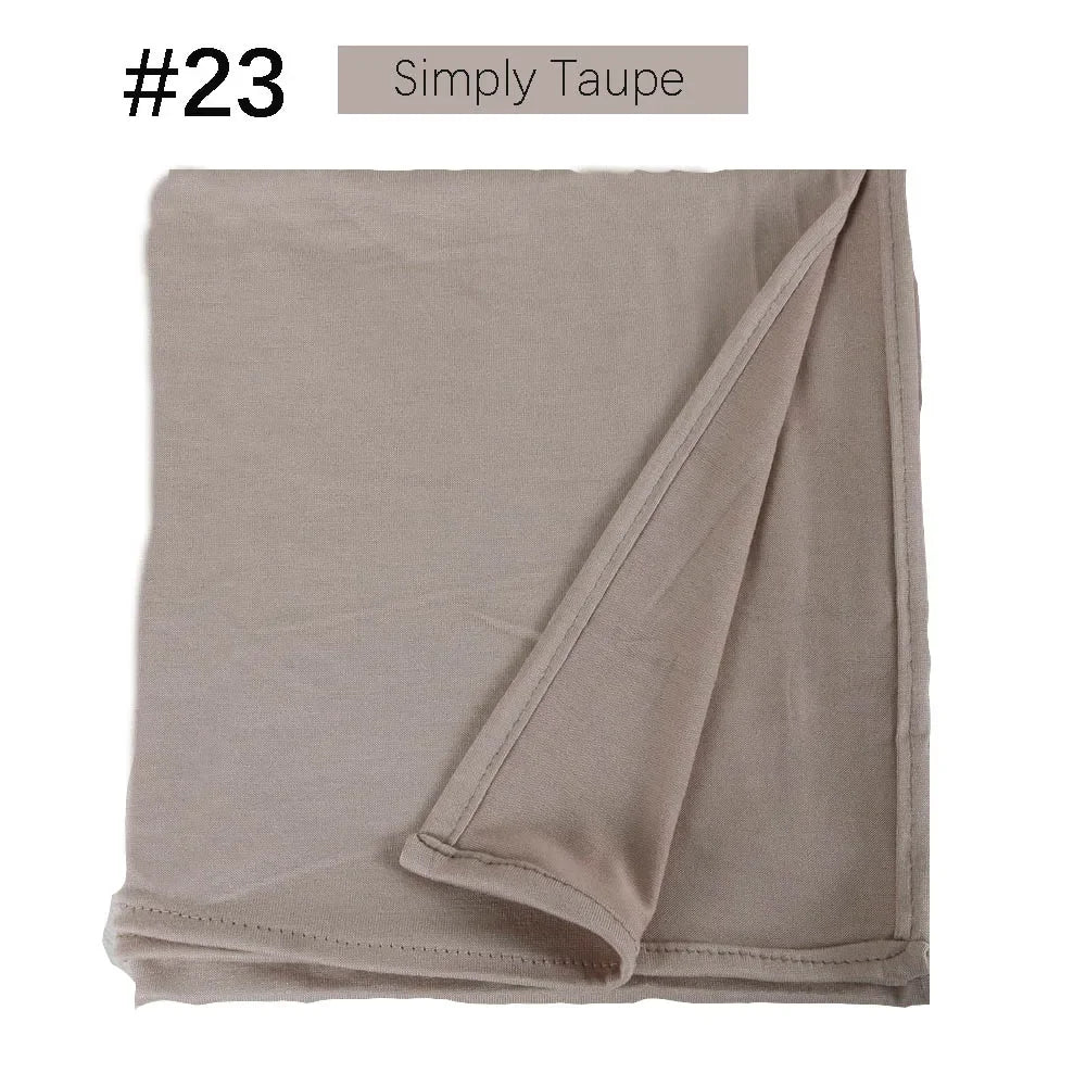 CowLost | muslim-women-stretchy-jersey-hijab-plain-cotton |57