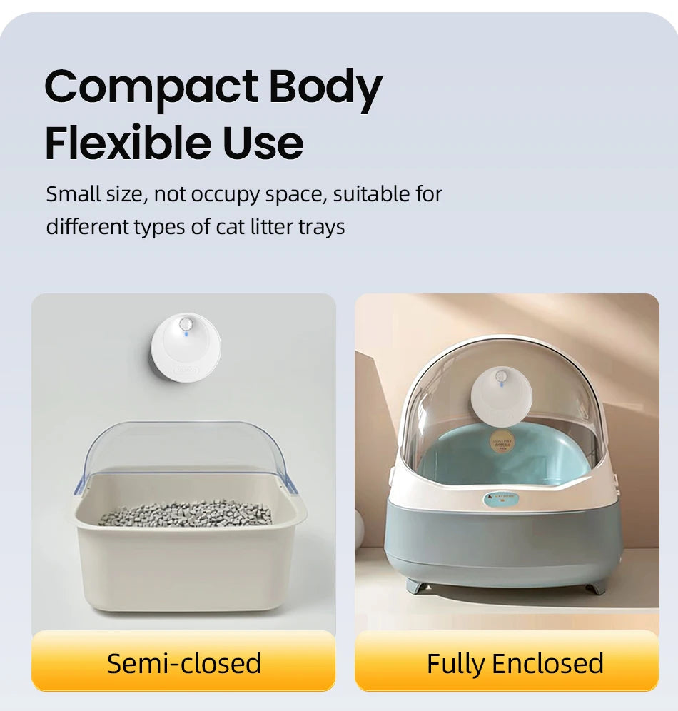 CowLost | cat-toys-rojeco-smart-cat-litter-box-deodoriser-4000mah-odor-purifier |15
