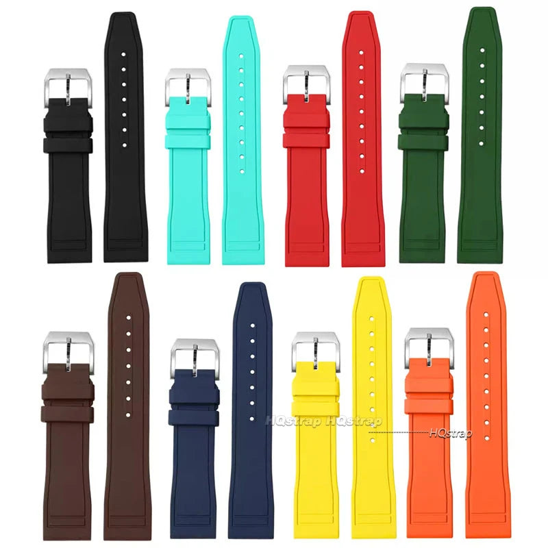 CowLost | 20-21-22mm-rubber-watchband-for-iwc-for-pilot-for-portofino-for-portugieser-quick-release-strap-sport-bracelet-waterproof-band |9