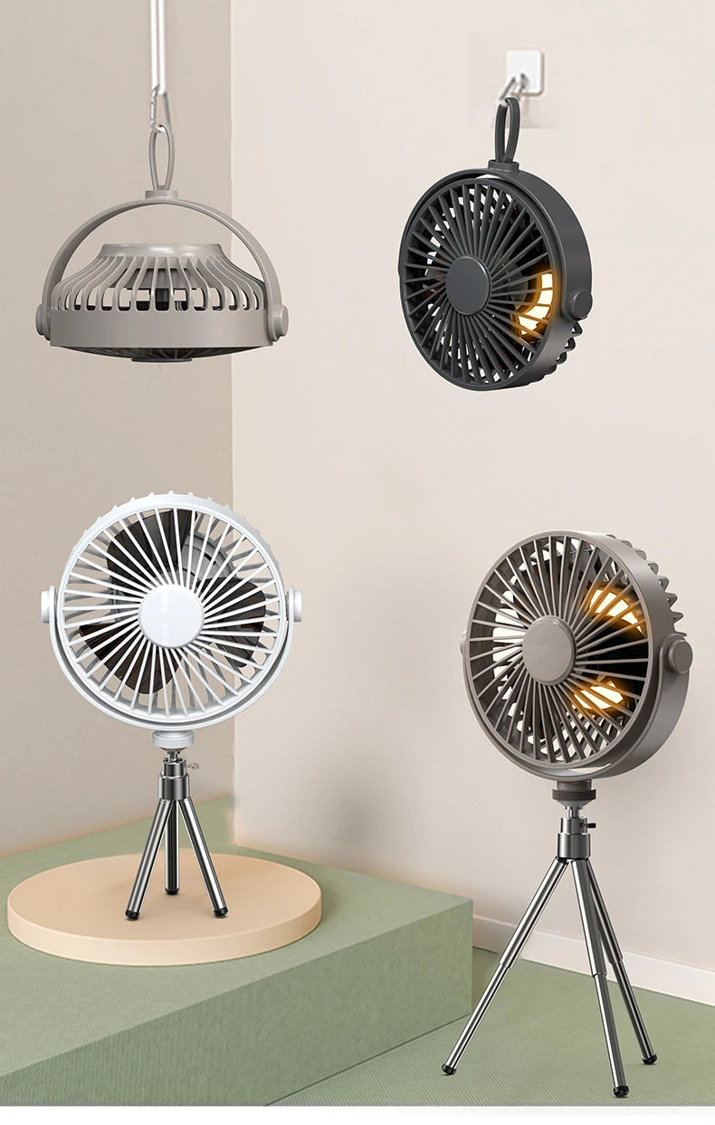 CowLost | product_id-usb-rechargeable-tripod-desk-fan-with-air-cooling-blower-and-night-light-for-camping-and-ceiling-use |17