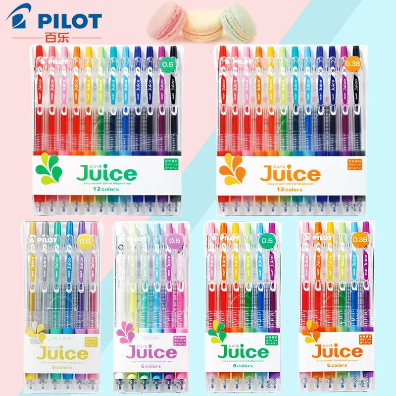 CowLost | product_id-pilot-juice-gel-pen-6-12-colors-0-38-0-5-0-7mm-smooth-writing-handheld-stylo |1