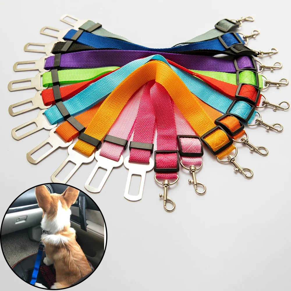 CowLost | vehicle-parts-accessories-adjustable-dog-car-seat-belt-harness-clip |2