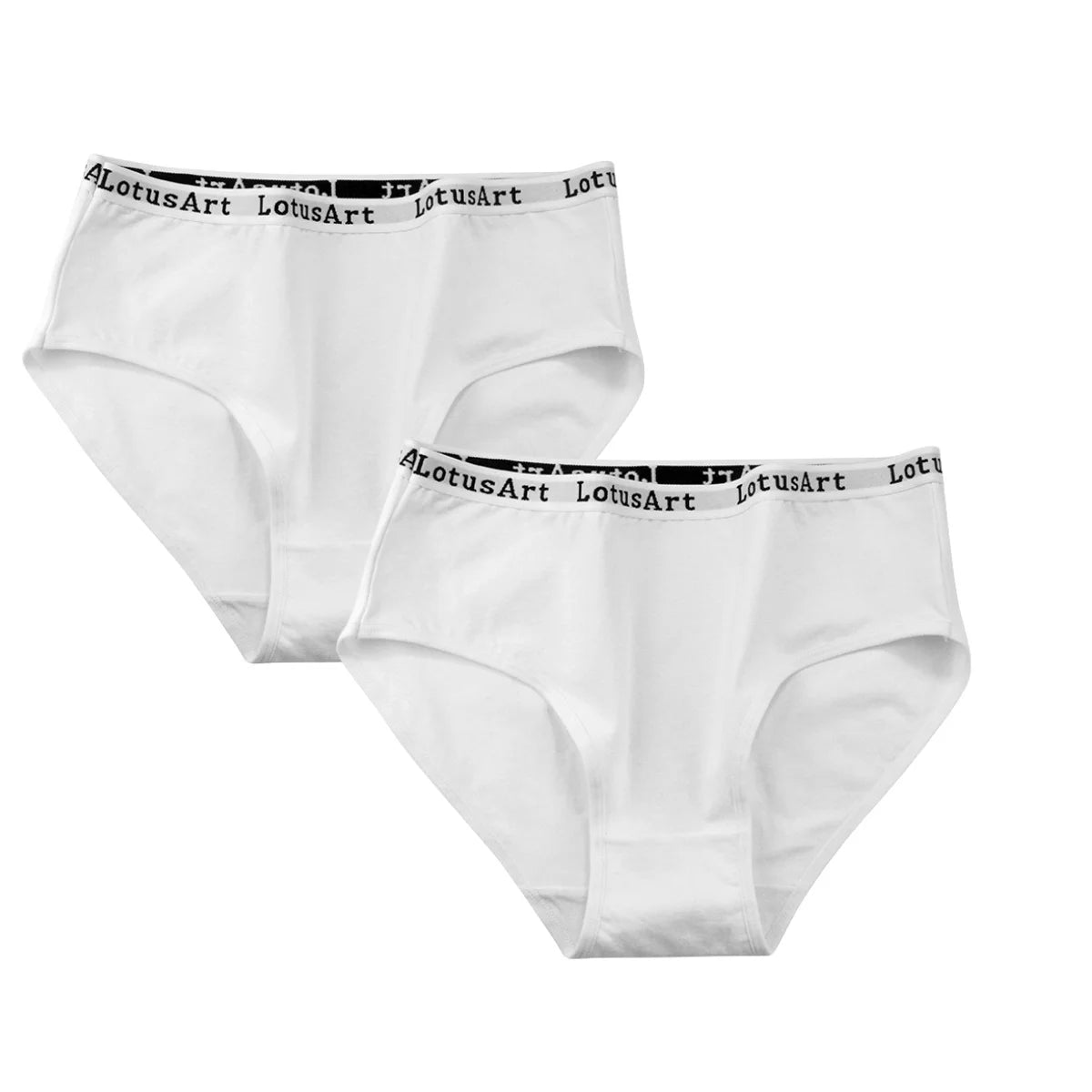 CowLost | product_id-2pcs-women-high-waist-cotton-briefs-tummy-control-breathable-m-2xl |20