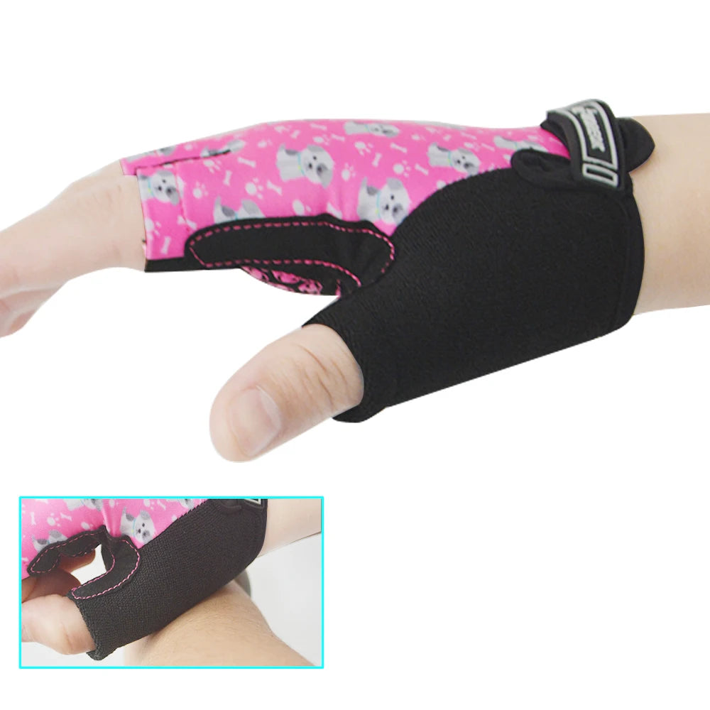 CowLost | moreok-kids-gloves-3mm-pads-monkey-bar-gloves-half-finger |3