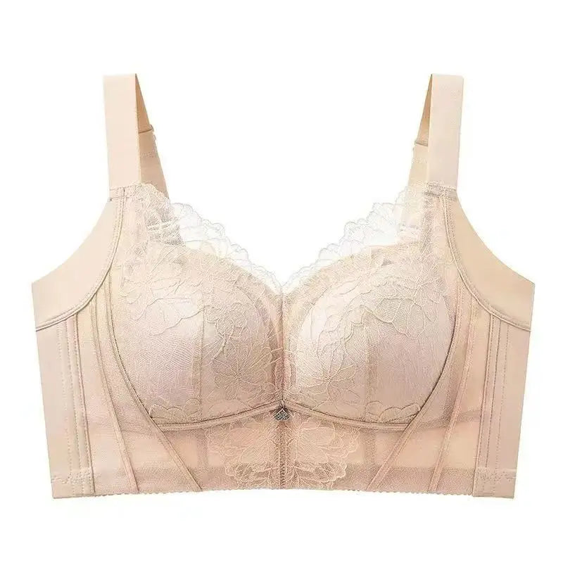 CowLost | large-size-sexy-lace-modal-womens-push-up-underwear-no-rims-thin-sports-bra-for-small-side-breasts |7