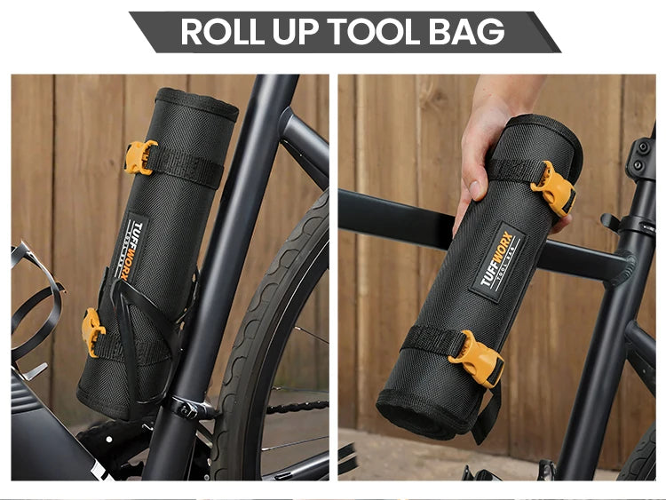 CowLost | 1tool-roll-up-bag-gifts-for-men-dad-husband-him-fathers-day-portable-foldable-tools-storage-for-men-heavy-duty-tool-organizer |9