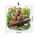 CowLost | product_id-wooden-otter-family-jigsaw-puzzle-with-animal-shaped-pieces-for-adults-and-kids |7