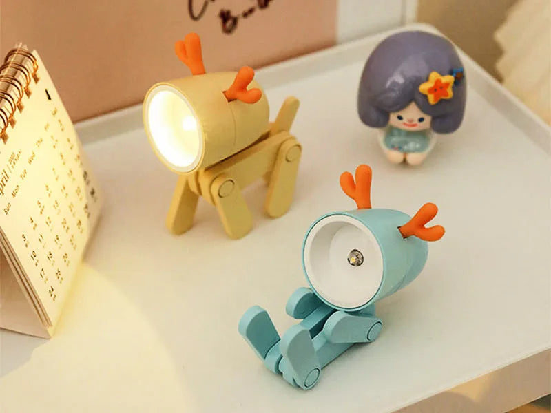 CowLost | product_id-mini-led-folding-desk-lamp-cartoon-dog-deer-night-light-bedside-gift |13