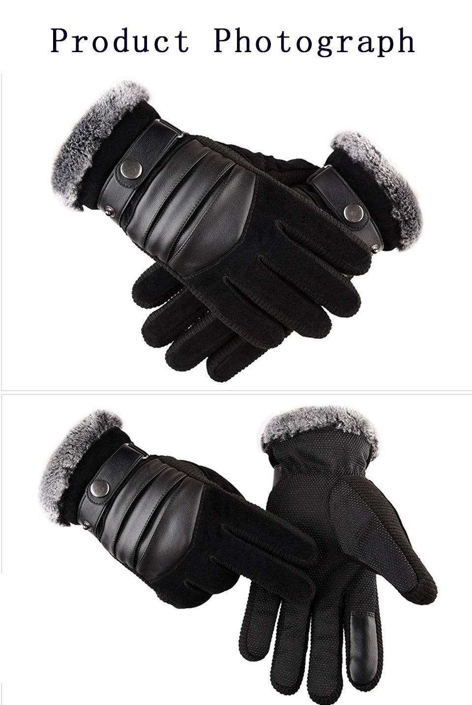 CowLost | winter-men-gloves-genuine-leather-touch-screen-warm |16