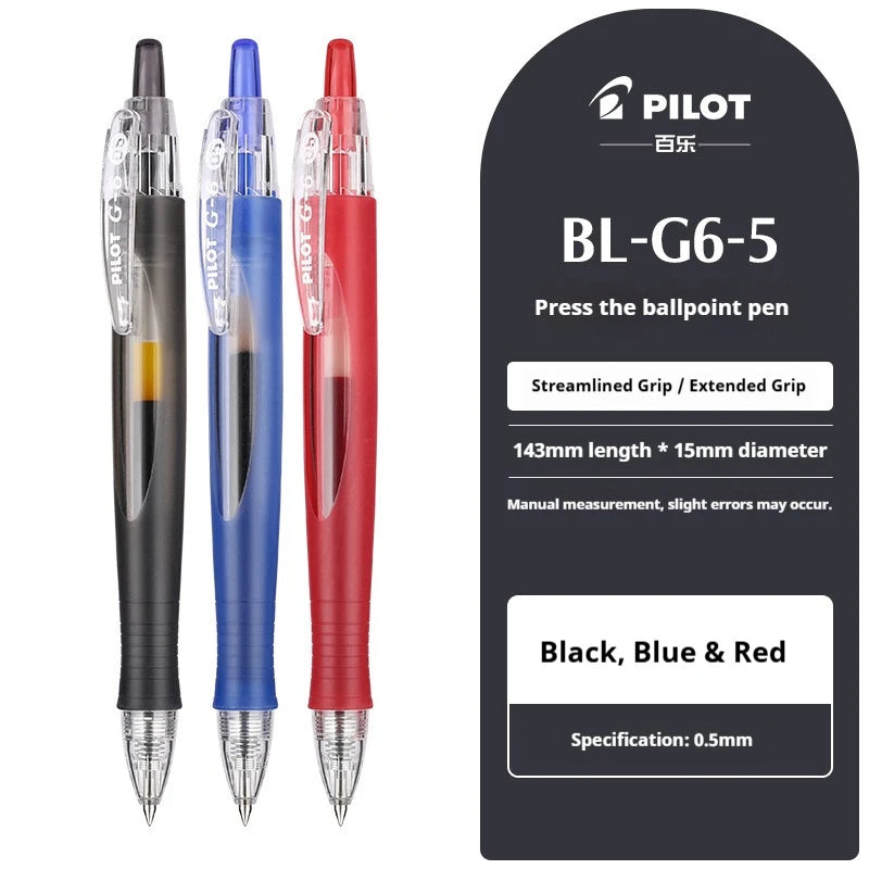CowLost | product_id-pilot-g-6-0-5mm-gel-pen-with-comfort-grip-black-red-blue-ink-smooth-writing-needle-point |32