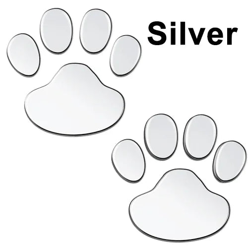 CowLost | vehicle-parts-accessories-2pcs-3d-car-stickers-paw-footprint-animal-claw-design |15