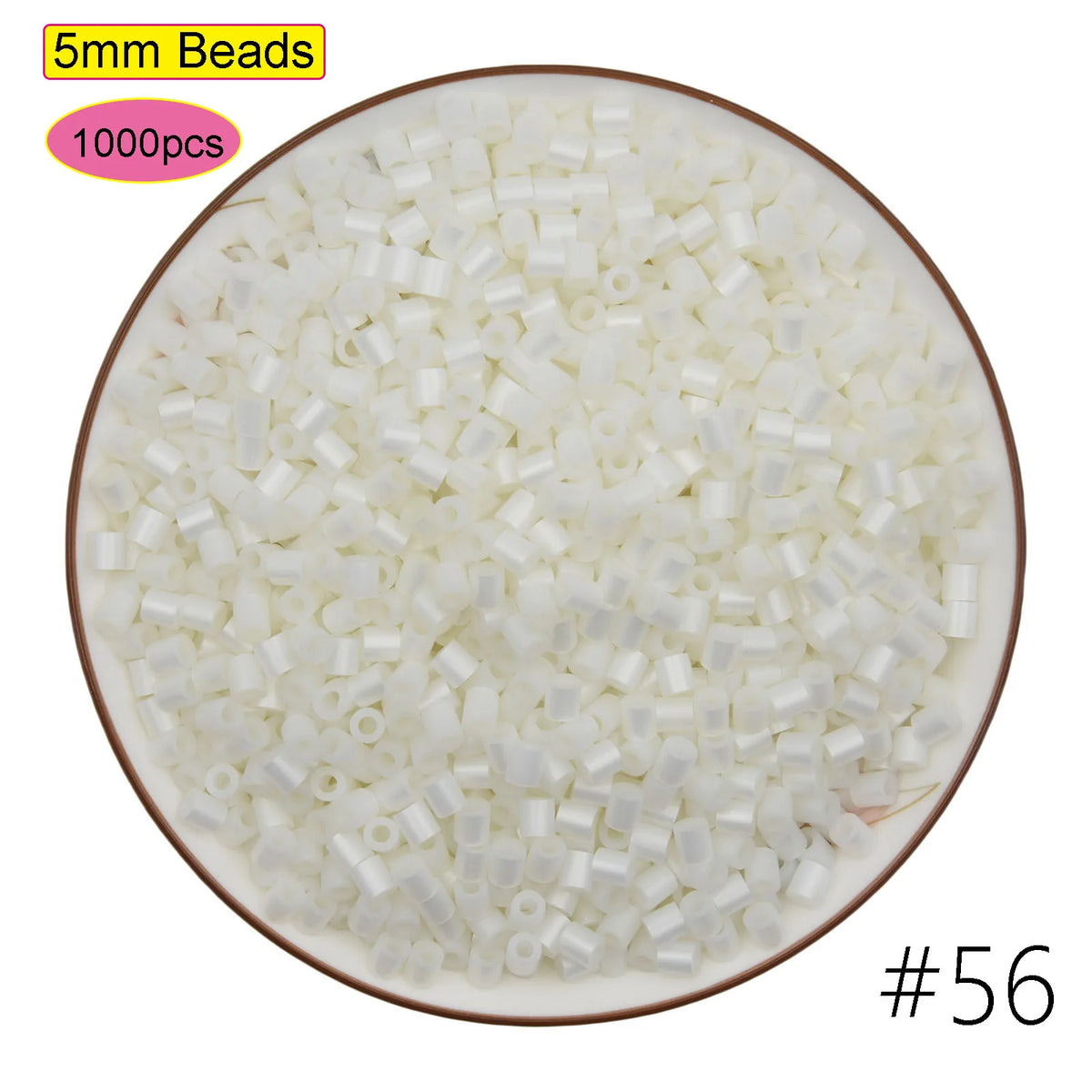 1000PCS 5MM Mixed Color Hama Beads DIY Gift Children's Toy Supplement OPP Bag