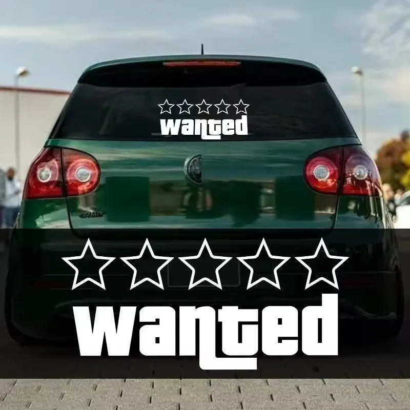 CowLost | product_id-20cm-wanted-reflective-laser-pvc-vinyl-car-sticker-decal-for-bumper-window-motorcycle-laptop-walls |1