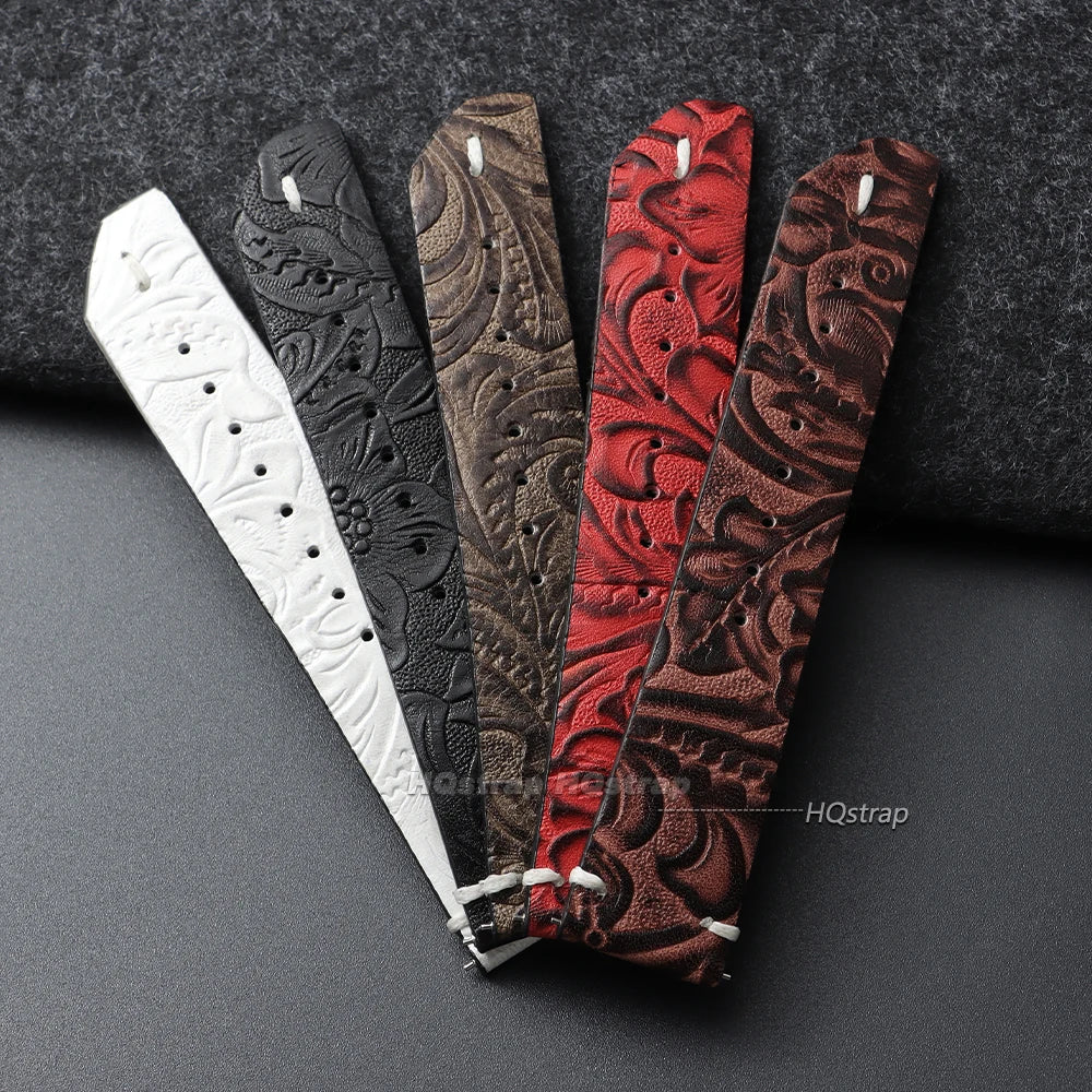 CowLost | bracelets-product_id-vintage-calfskin-leather-watch-strap-20mm-22mm-printed-pattern-for-seiko-universal-watches |4