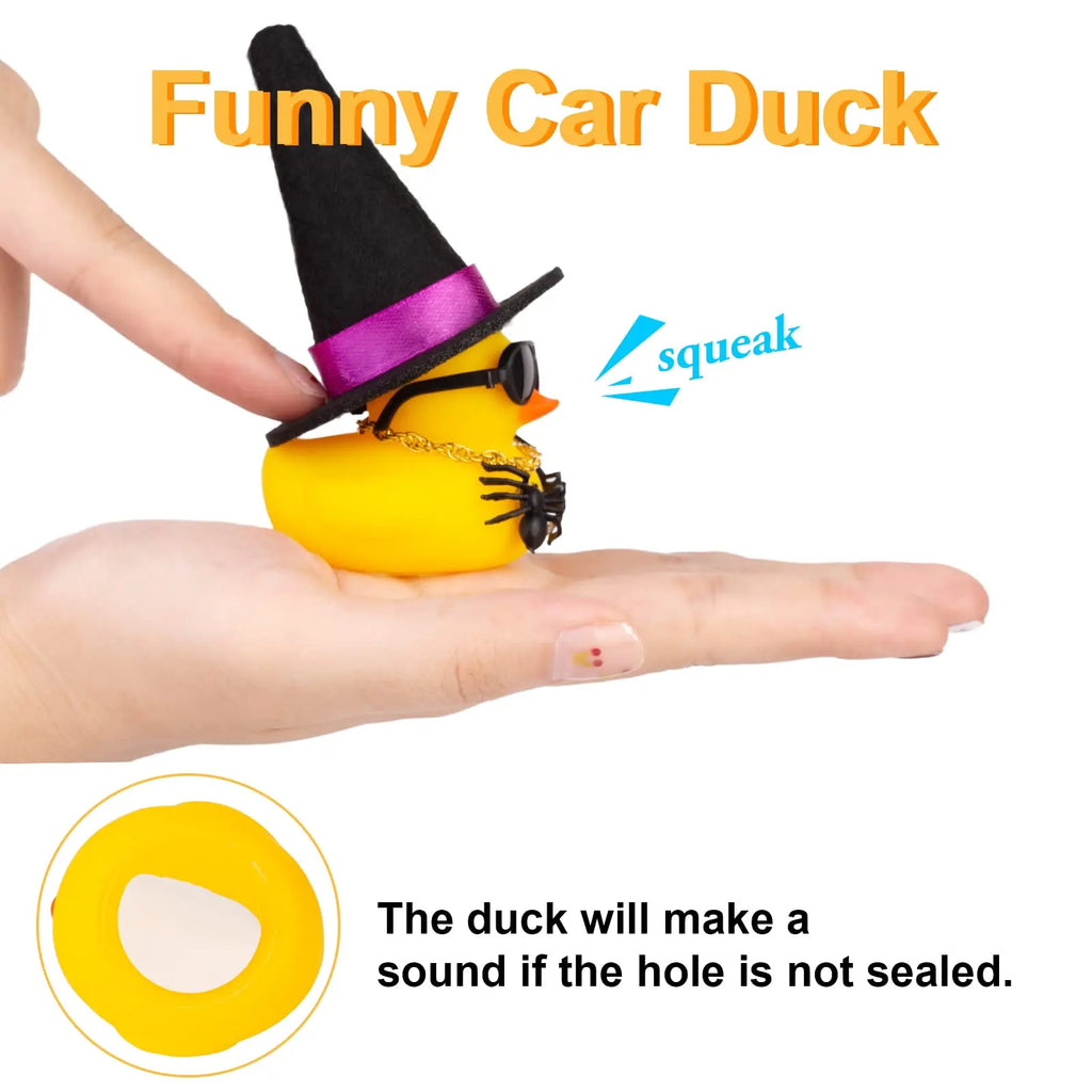 CowLost | product_id-halloween-witch-rubber-duck-car-decoration-accessories |5